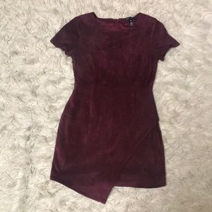 Aqua maroon dress